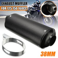 38mm Motorcycle Exhaust Muffler Pipe Quad Dirt Pit Bike ATV 90 /110 /125 UK