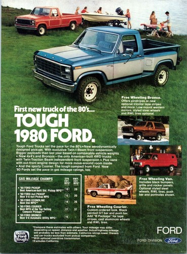1980 ford flareside pickup - ford,