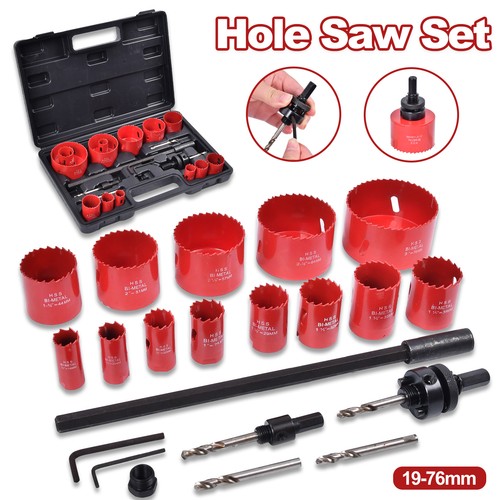 21pc plumbers metal hole - 21pc, bi-metal