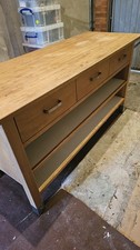 IKEA VARDE Freestanding 3-Drawer Unit Kitchen Island, sideboard solid Birch wood