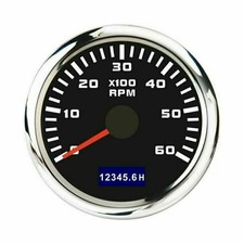 52mm 0-6000 RPM Tachometer Tacho Gauge Diesel Motor Engine Rev Counter Meter UK