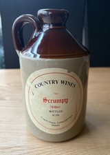 Vintage Stoneware Scrumpy Cider Jug Coach House Lulworth Cove Dorset 1980s-90s