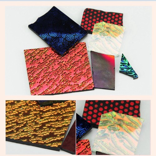 3bags coe90 dichroic glass mix - 3bags,