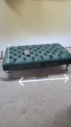 Chesterfield footstool coffee - footstool,
