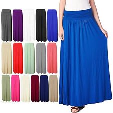 WOMEN MAXI SKIRT HIGH WAIST