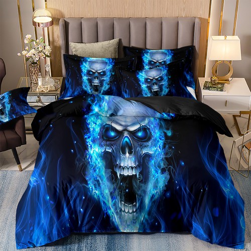 Gothic skull duvet covers - skull,