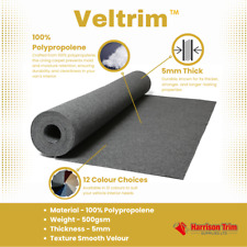 1 X MTR "VELTRIM" SMOOTH VEHICLE LINING CARPET BOAT VAN CARAVAN MOTORHOME CAMPER