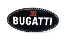 Early Bugatti Radiator Front Grill Hood Bonnet Badge Emblem Steel Made #B782
