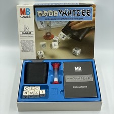Word Yahtzee! Vintage 1981 • Retro Dice Word Game • Complete • MB Games