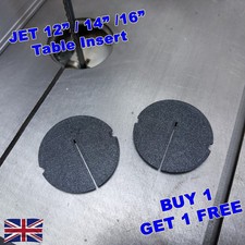 Bandsaw Table Insert for JET JWBS-12 JET 14" JET 16" - BUY 1 GET 1 FREE