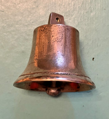 Antique bronze bell - bronze, b