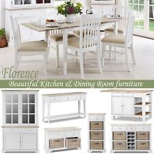Kitchen Dining Furniture, White Breakfast Bar, Console Table, Sideboard FLORENCE