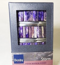 DENBY ' STORM '  SET OF FOUR