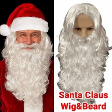 Creative Santa Hair and Beard Set Men Women Funny Christmas Cosplay Props
