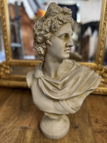 Stone bust apollo greek - apollo,