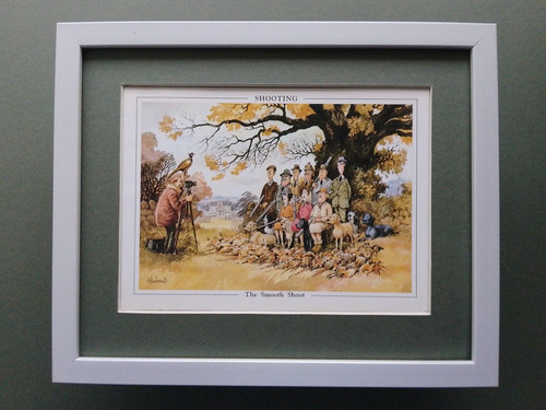 Norman thelwell shooting - shooting, print