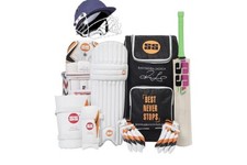 SS Kashmir Willow Full Cricket Kit with Helmet Adult Junior Youth New Stock