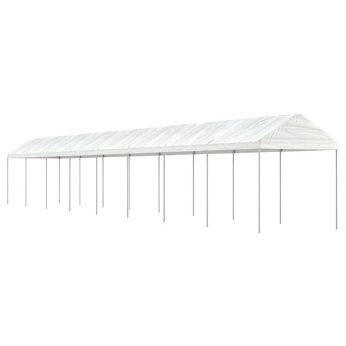 Gazebo white 84x2 28x2 m - white,