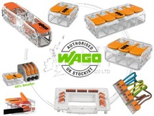 Wago 221 Slim Series Electrical Connectors Wire Block Clamp Cable Reusable Lever