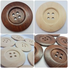 LUXURY LARGE WOODEN BUTTONS -