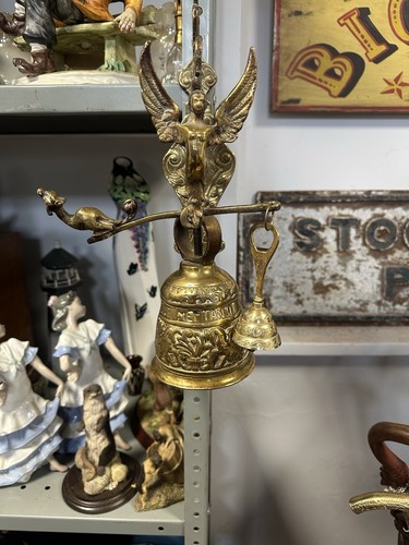 Antique church brass - church, bell-door
