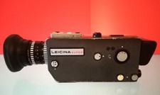 Beautiful. Vintage Design/ LEICINA- Super 8 Movie Camera & Original Case.
