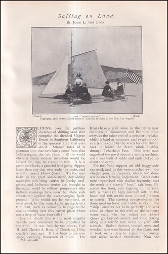 Sailing land - land, yacht