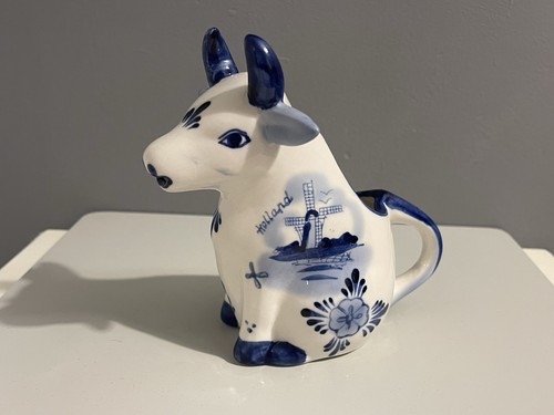 Handpainted cow windmill - handpainted,