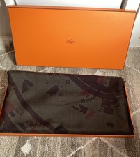 Auth Hermes Cashmere 140 Shawl