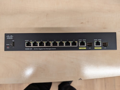 Cisco sg350x 10p gigabit poe - sg350x-10p, poe+