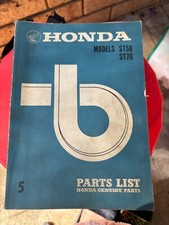 Honda models ST50, ST70 parts