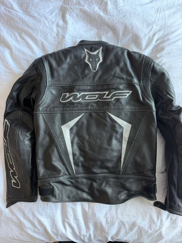 Wolf leather motorbike - , jacket