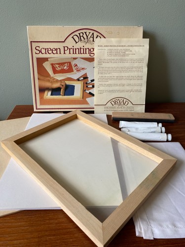 Vintage dryad screen printing - screen,