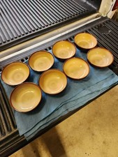 VTG SANGO VOVA BROWN BOWLS #4933 SERVING WARE STONEWARE 