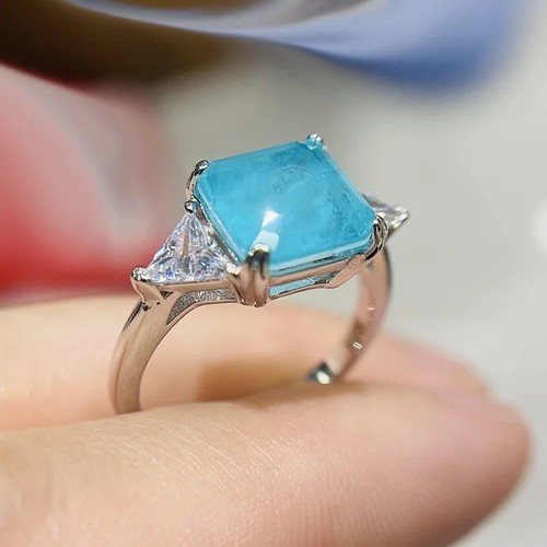 925 sterling silver - silver, paraiba