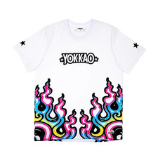 Yokkao Flames Workout Shirt White