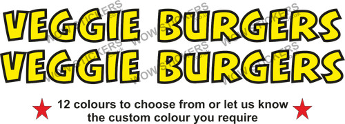 Veggie burgers stickers - 2, x