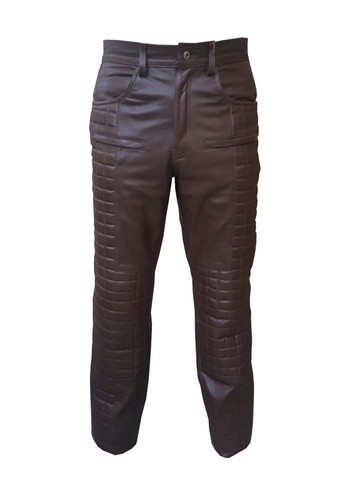 Mens bikers pants real brown - mens,