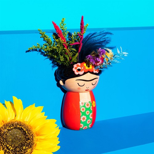 Frida kahlo wall vase - wall,