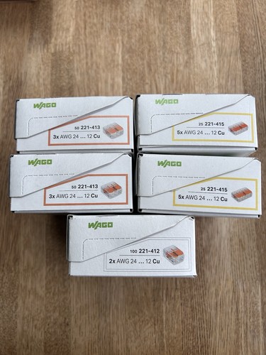 250x wago connectors - , 221