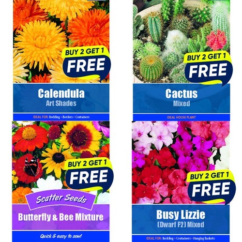 Flower seeds plants - seeds, baskets