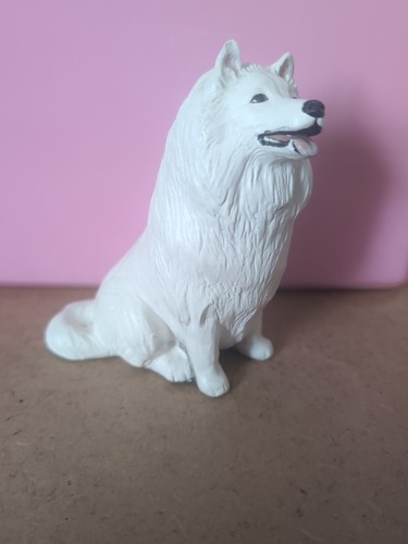 Samoyed pottery dog - samoyed,