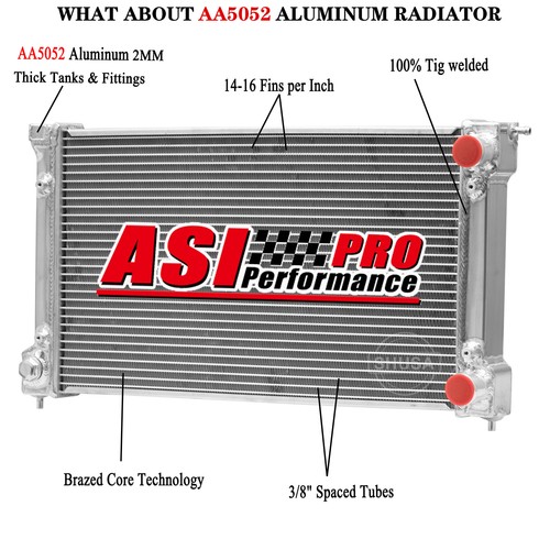 Row radiator fit 1980 - radiator, 1980-1992