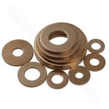 Solid Brass Flat Washers