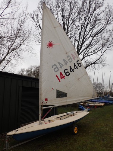 Laser radial sailing dinghy - laser,