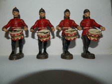 4 VINTAGE ELASTOLIN 85MM LINE