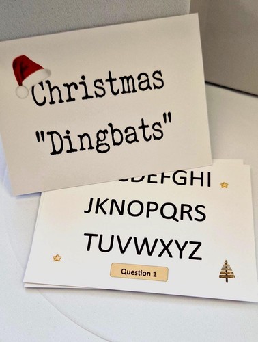 Christmas dingbats game - christmas,