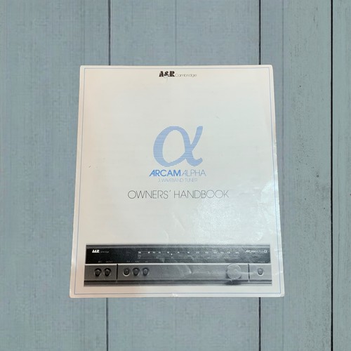Arcam alpha radio tuner - am/fm,