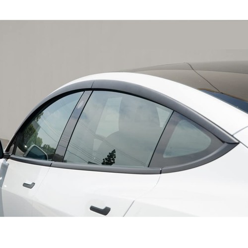 Wind rain deflectors for tesla - deflectors,