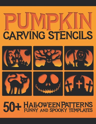 Pumpkin carving stencils - pumpkin, 50
